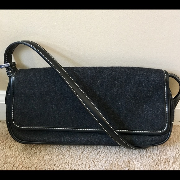 Nine West Handbags - 🎈Nine West Small Black Handbag - White Stitching.